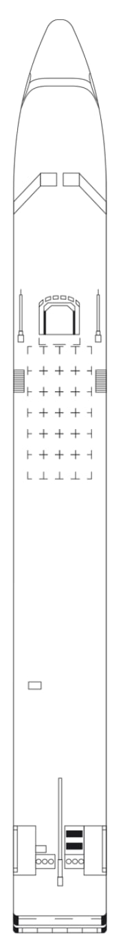 Deck plan for Sun Deck