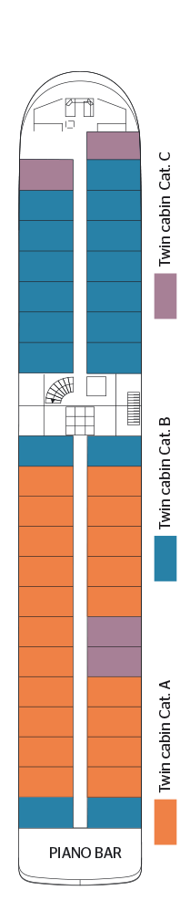 Deck plan for Upper Deck