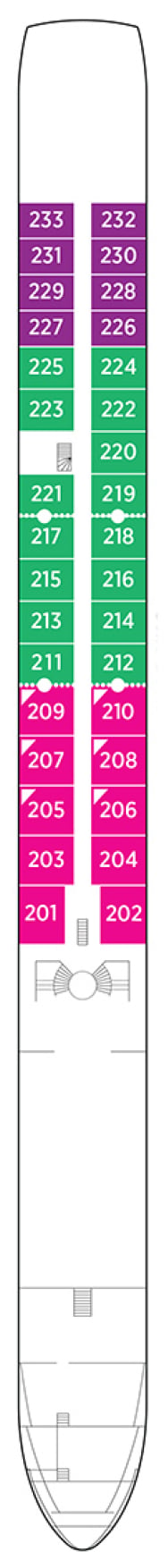 Deck plan for Cello Deck