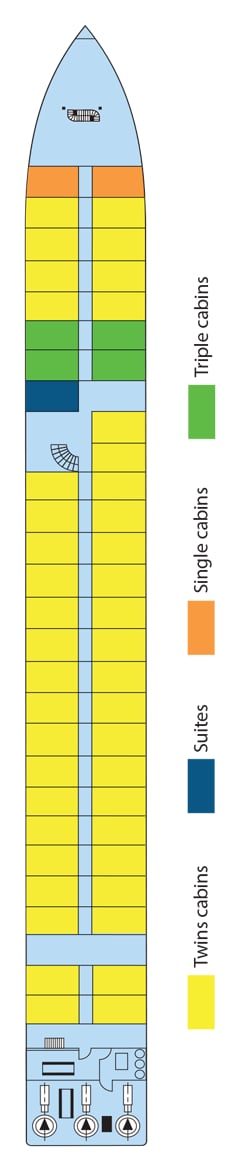 Deck plan for Main Deck