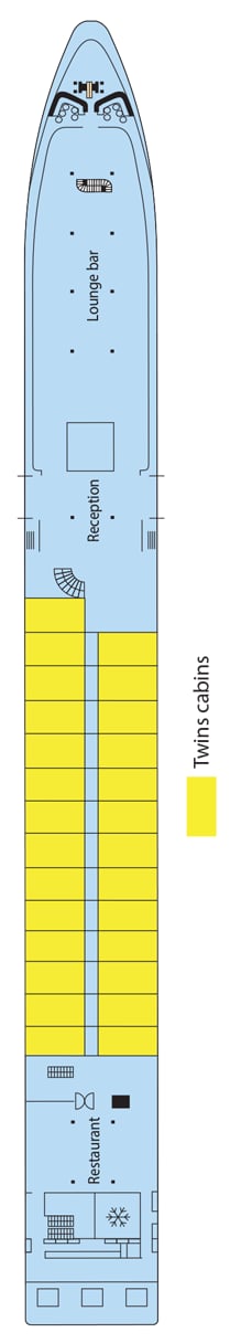 Deck plan for Upper Deck