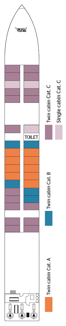 Deck plan for Main Deck