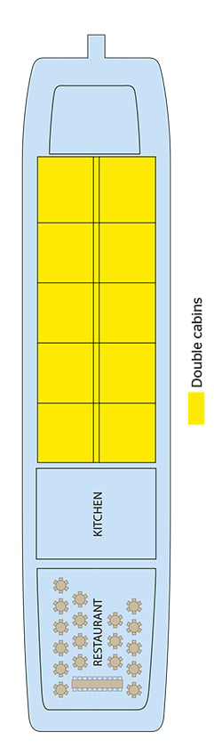 Deck plan for Upper Deck