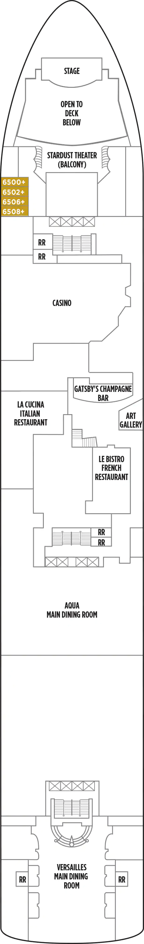 Deck plan for Deck 06