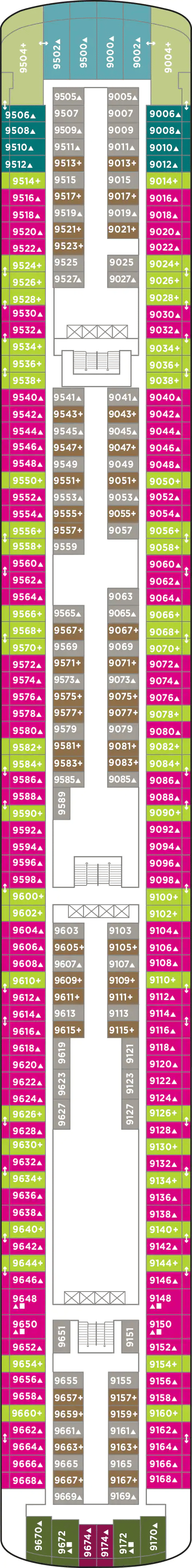 Deck plan for Deck 09