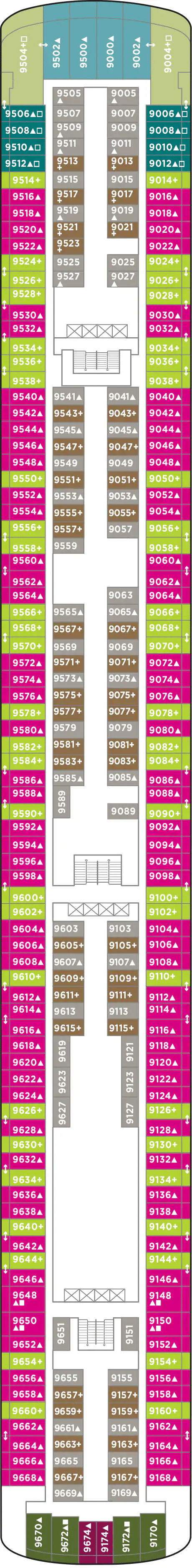 Deck plan for Deck 09
