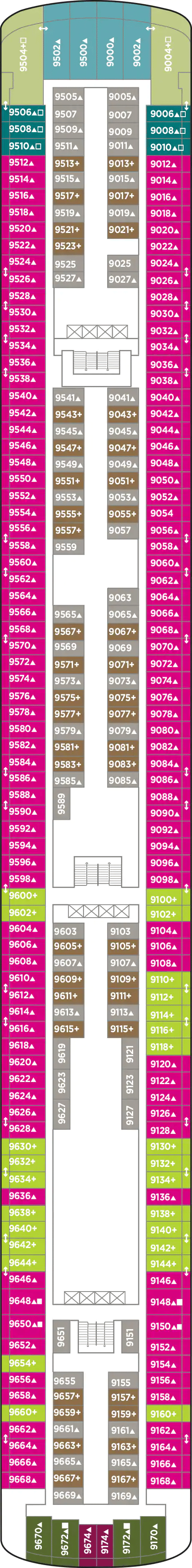 Deck plan for Deck 09
