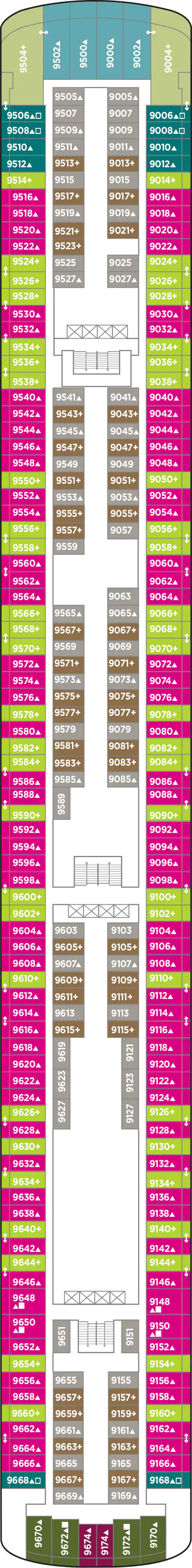 Deck plan for Deck 09