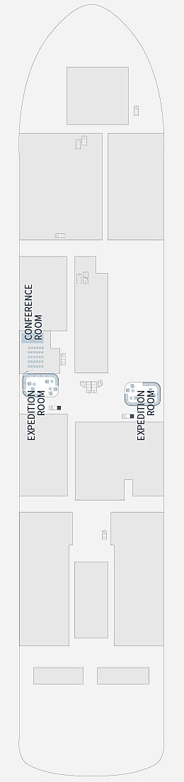 Le Commandant Charcot deck plan — Deck 3