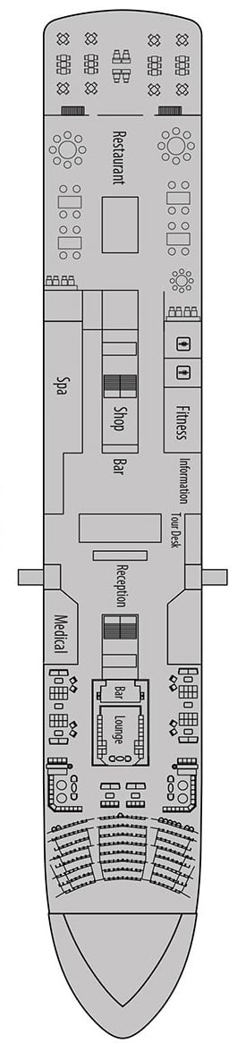 World Voyager deck plan — Deck 4