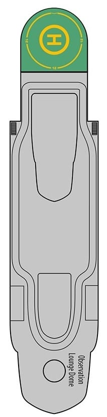 World Voyager deck plan — Deck 8