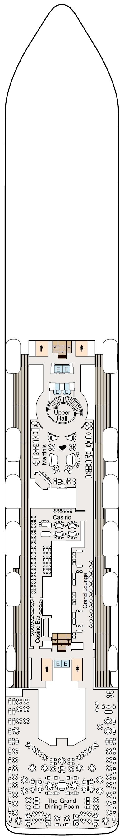 Deck plan for Deck 6