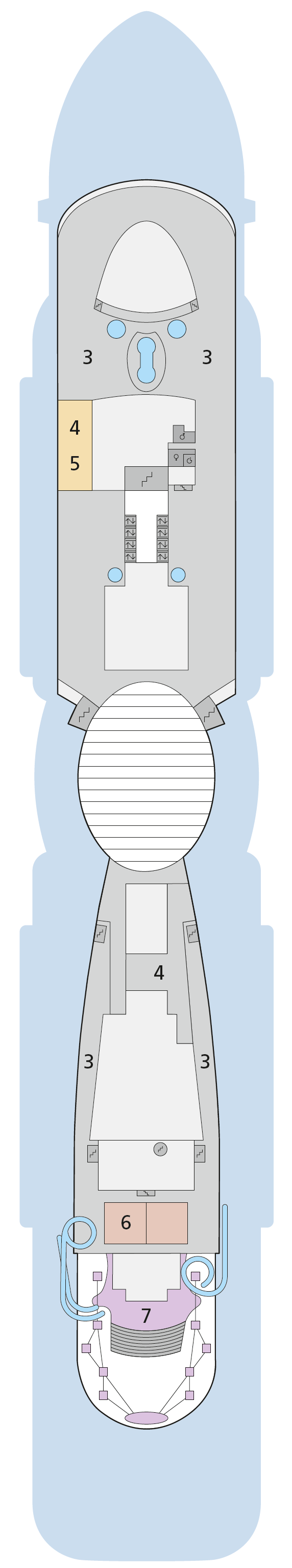 AIDAnova deck plan — Deck 18