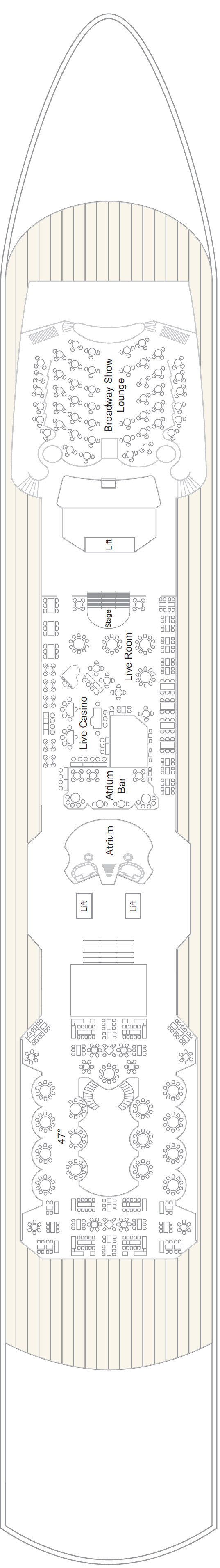 Deck plan for Deck 4