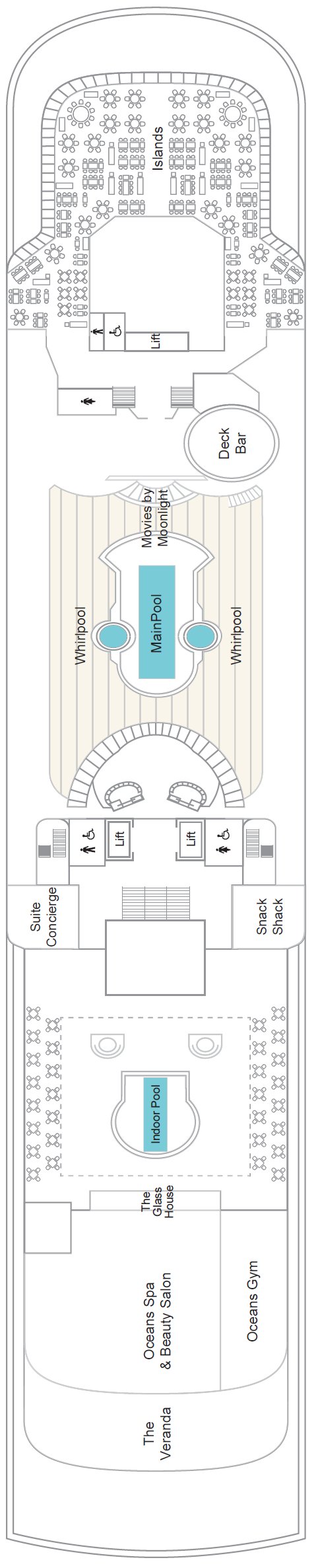 Deck plan for Deck 9