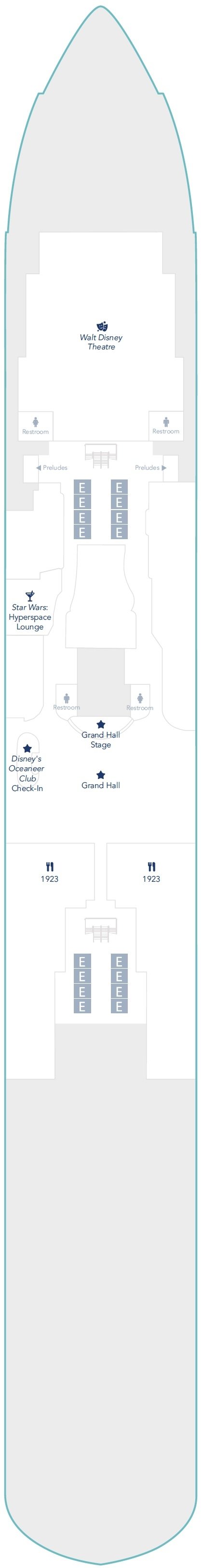 Deck plan for Deck 3
