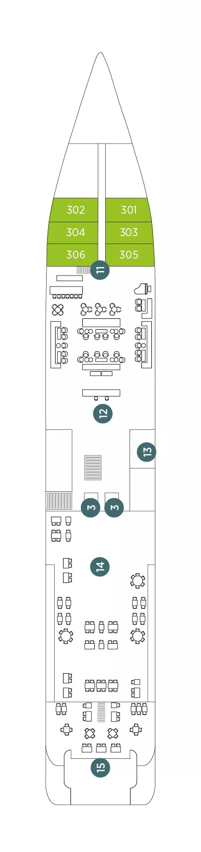 Deck plan for Deck 3