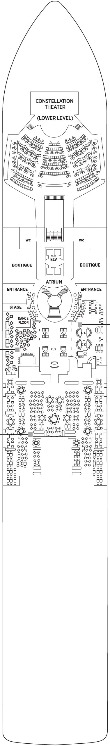 Deck plan for Deck 4