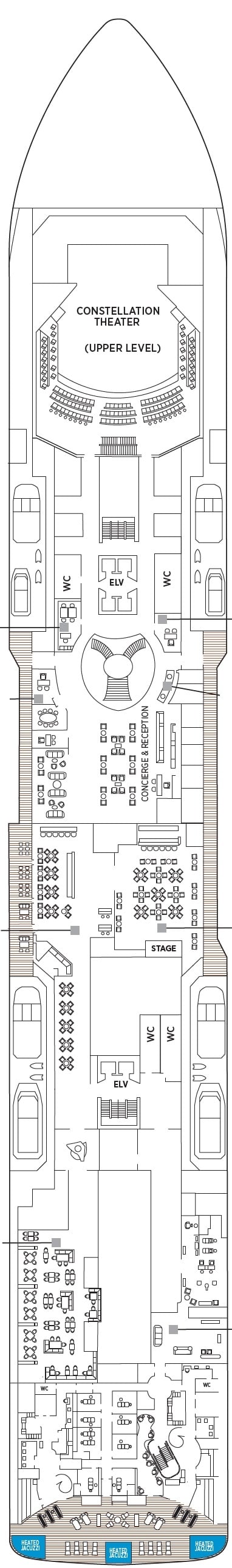 Deck plan for Deck 5