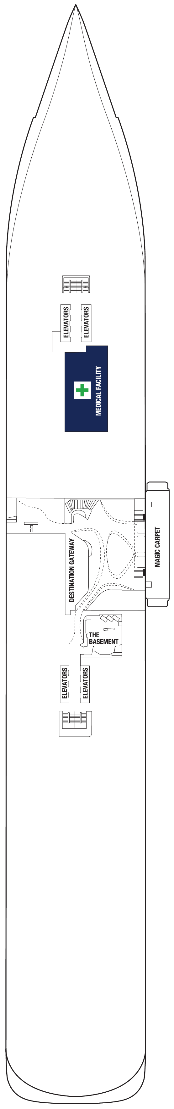 Deck plan for DECK TWO