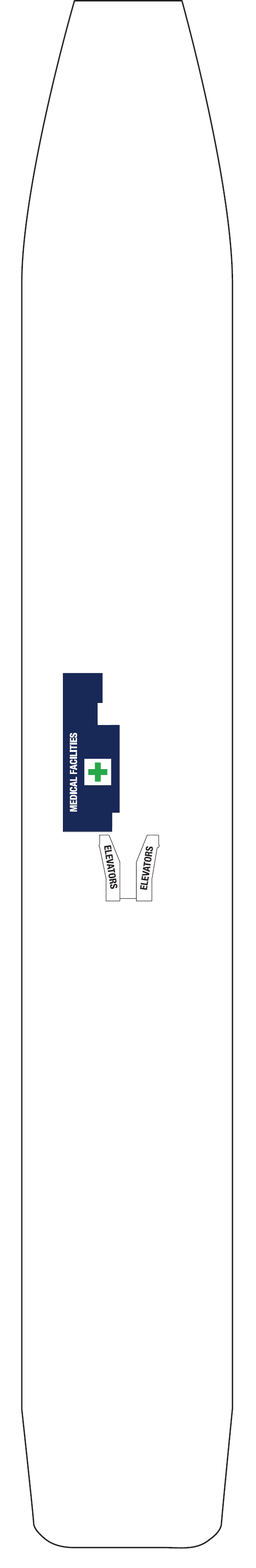 Deck plan for MEDICAL DECK 2