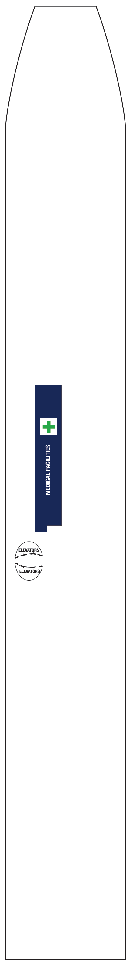 Deck plan for MEDICAL DECK 1