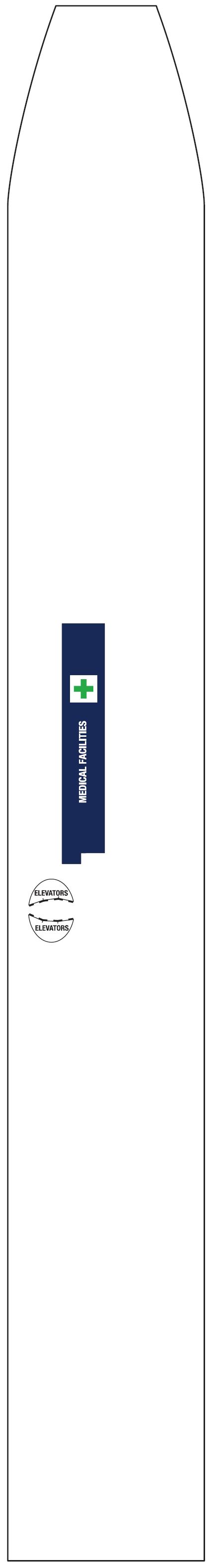 Deck plan for MEDICAL DECK 1