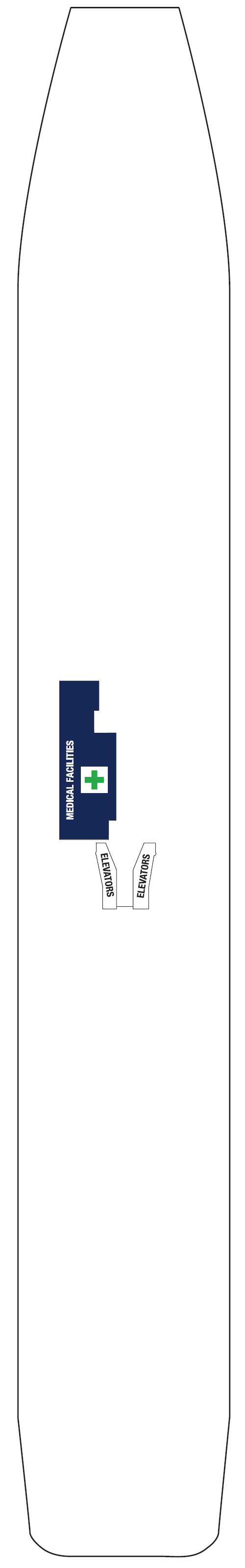 Deck plan for MEDICAL DECK 2