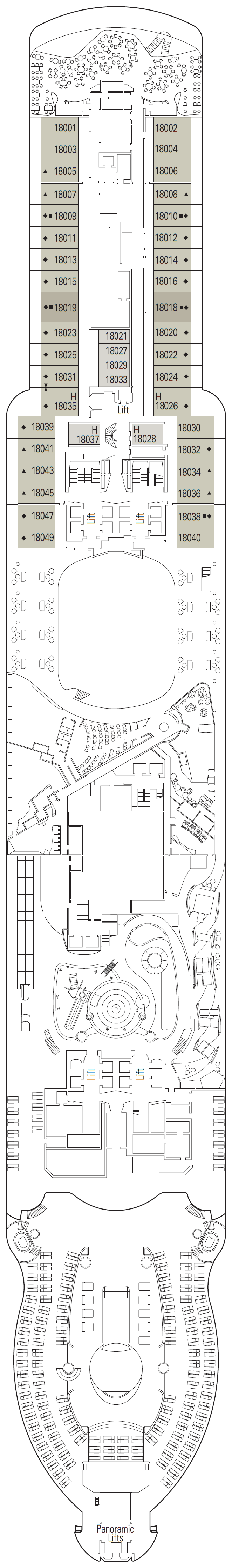 Deck plan for DECK 18