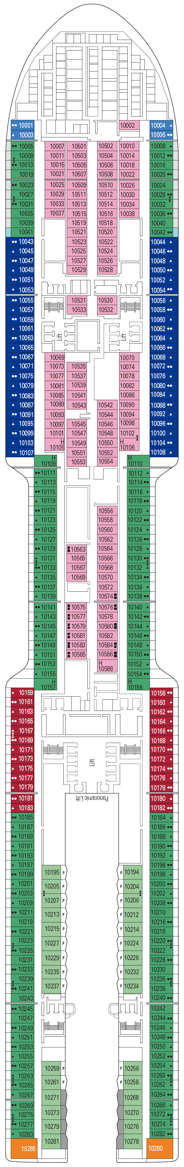 Deck plan for DECK 10