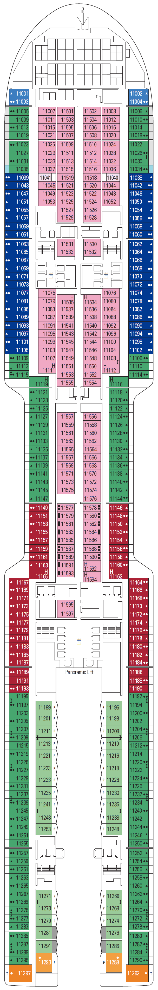 Deck plan for DECK 11