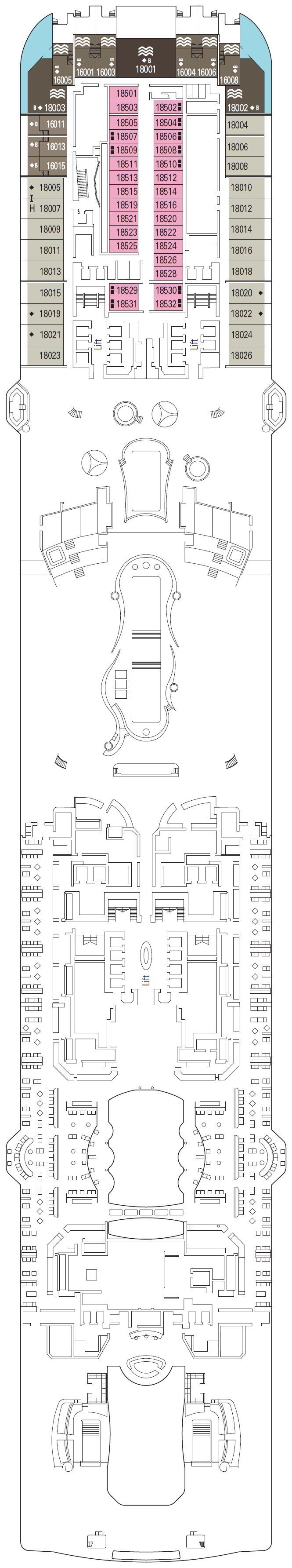 Deck plan for DECK 18
