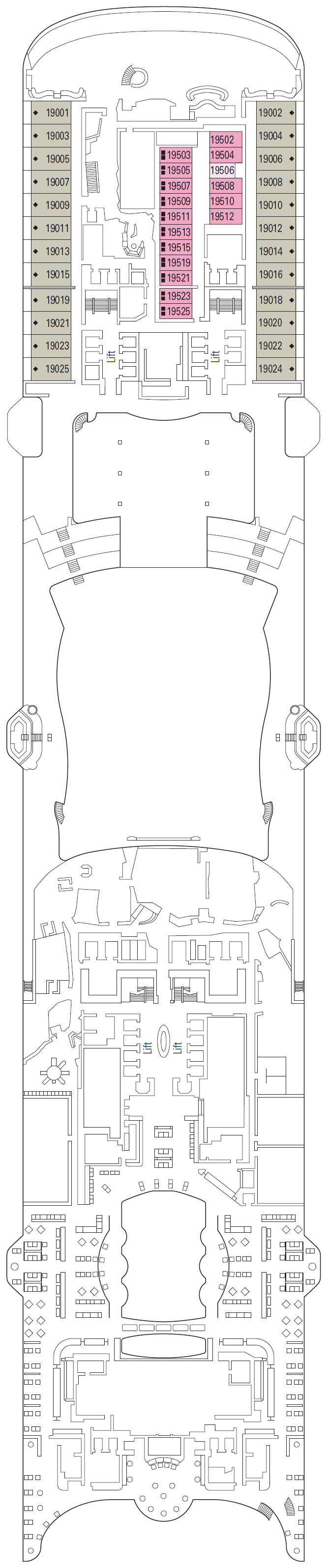 Deck plan for DECK 19