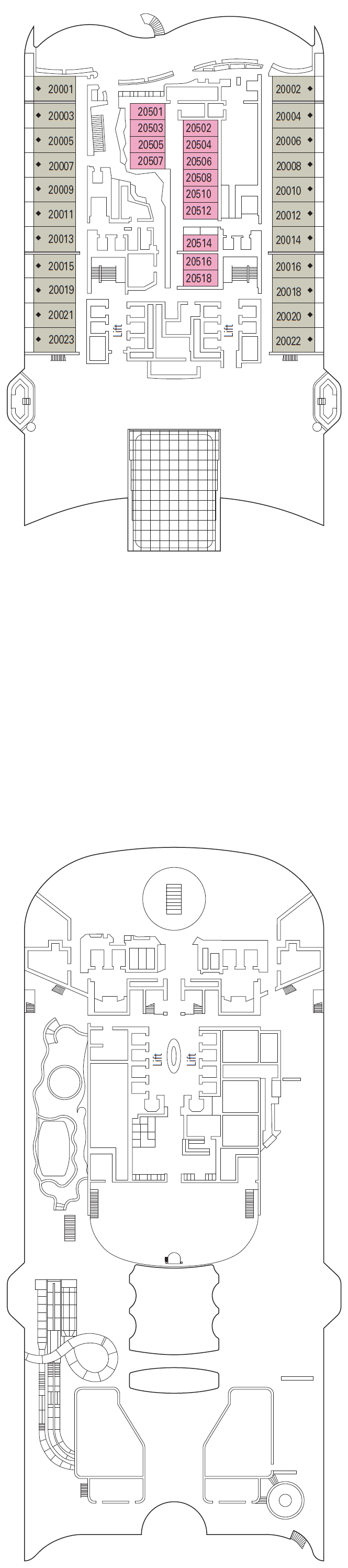 Deck plan for DECK 20