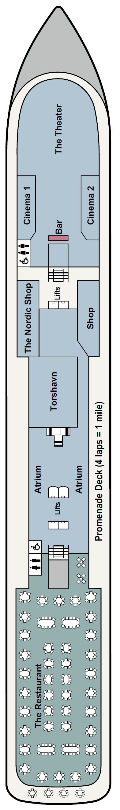 Deck plan for Deck 2