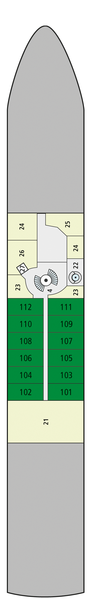 Deck plan for Deck 1