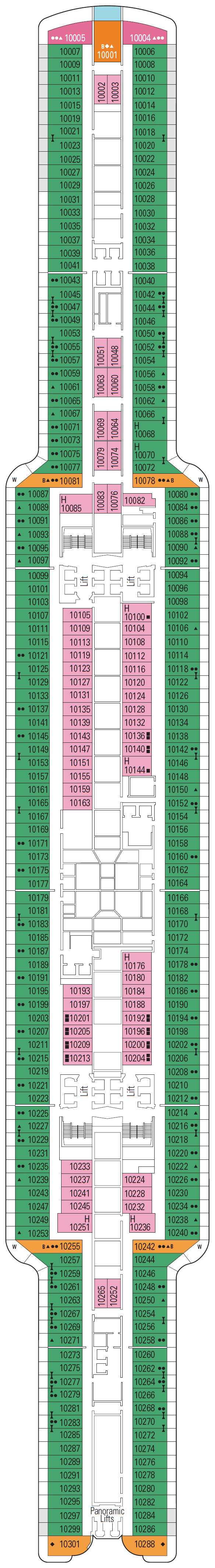 Deck plan for DECK 10