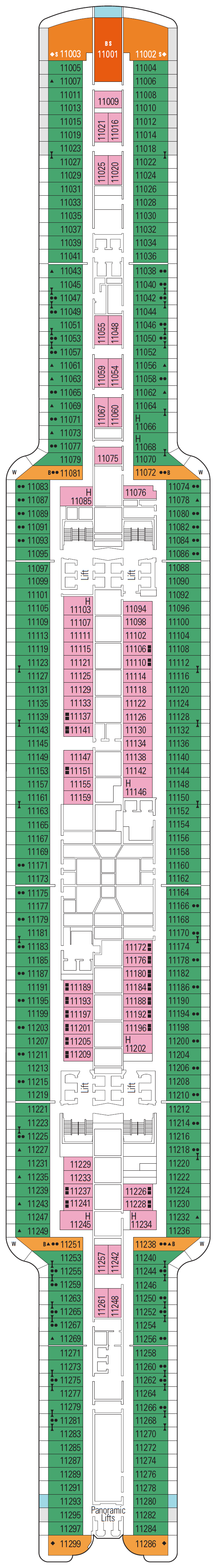 Deck plan for DECK 11