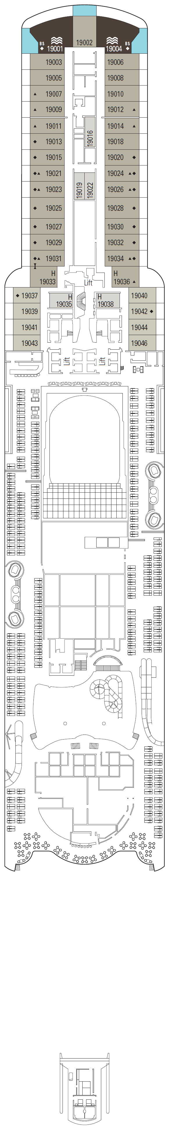 Deck plan for DECK 19