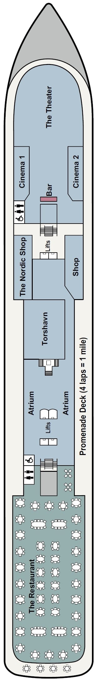 Deck plan for Deck 2