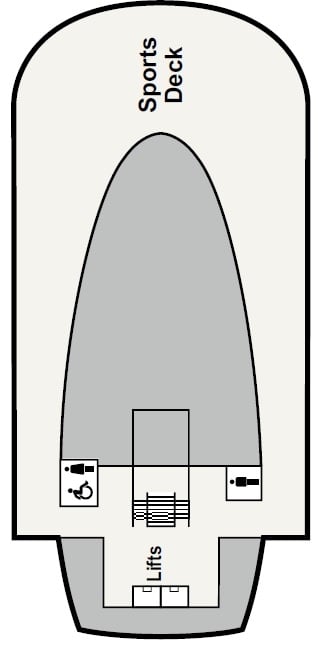 Deck plan for Deck 9