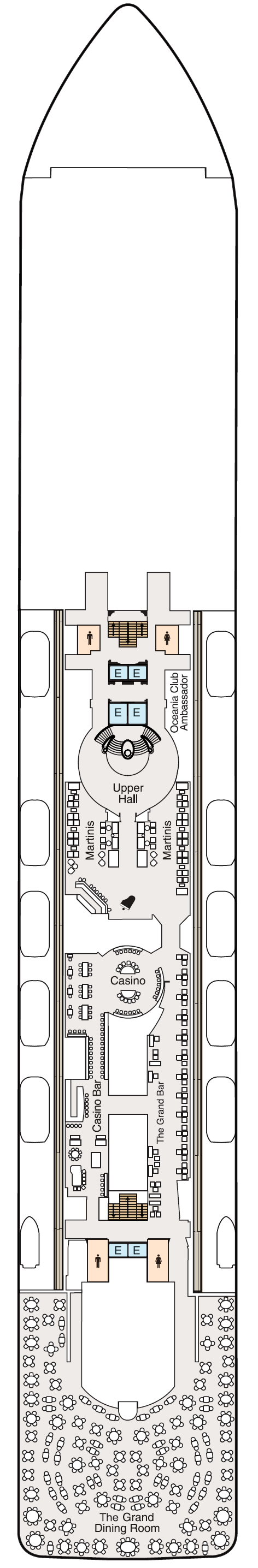 Deck plan for Deck 6