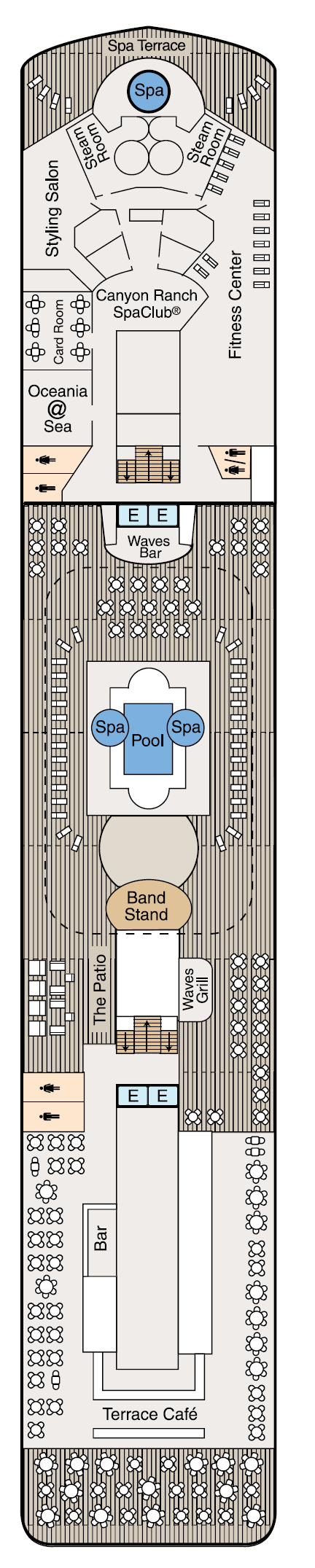 Deck plan for Deck 9