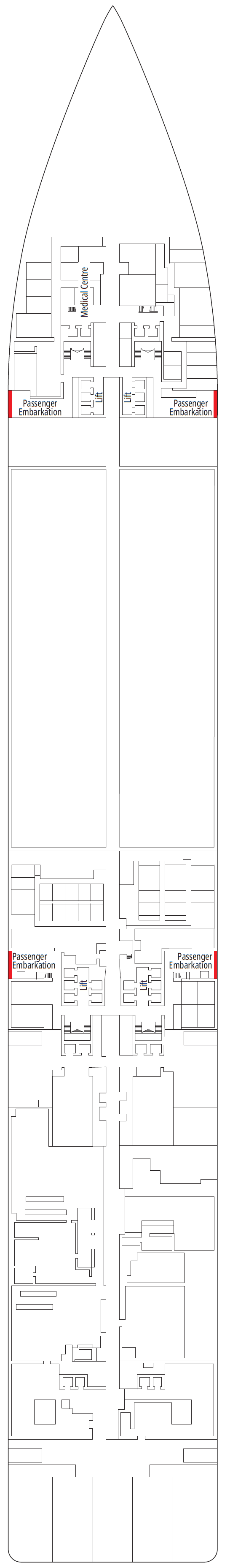 Deck plan for Deck 4