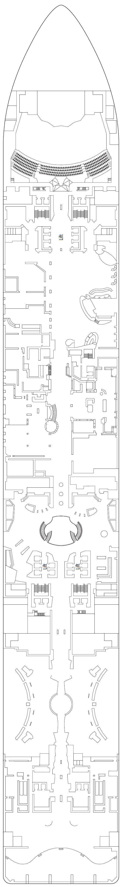 Deck plan for Deck 6