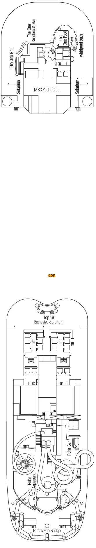 Deck plan for Deck 19 - Babylon