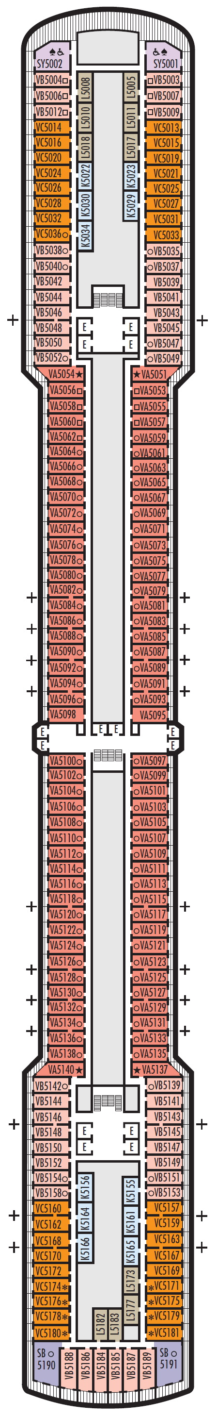 Deck plan for Verandah