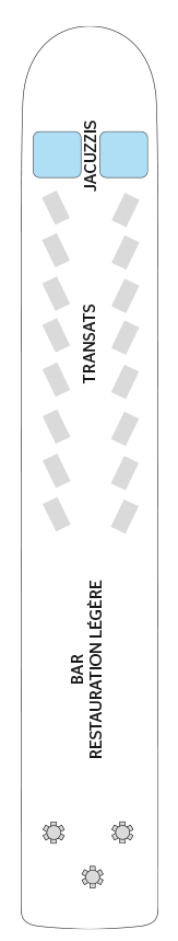 Deck plan for SUN DECK
