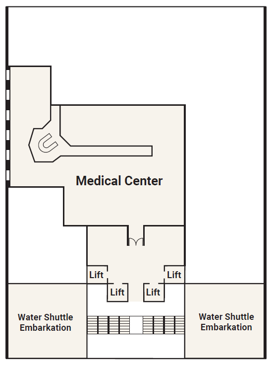 Deck plan for Deck 4 - Gala