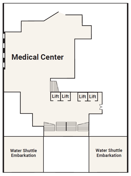Deck plan for Deck 4 - Gala